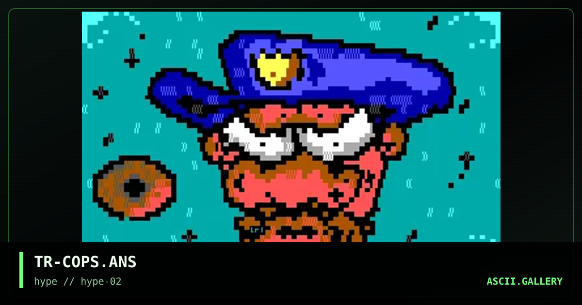 Cops pic, by trident, 1996