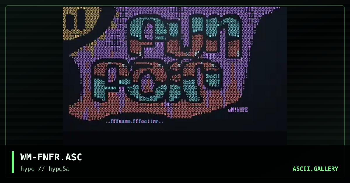 " Fun Fair logo ", by wintamute, 1996