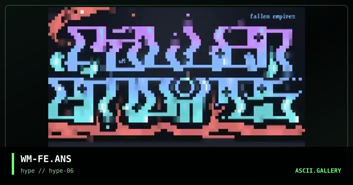 WM-FE.ANS, by wintamute, 1996