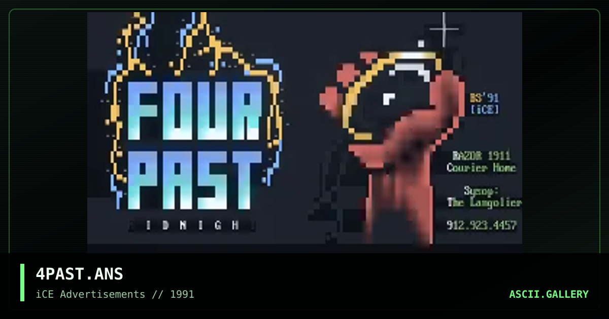 4PAST.ANS, by black spyrit, 1992