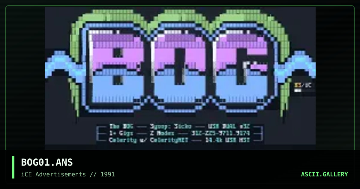 BOG01.ANS, by black spyrit, 1992