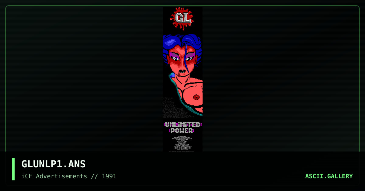 GLUNLP1.ANS, by golgotha, 1992