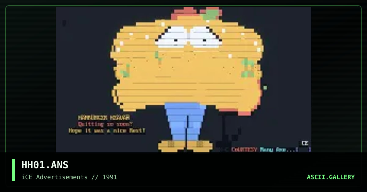 HH01.ANS, by many axe, 1992