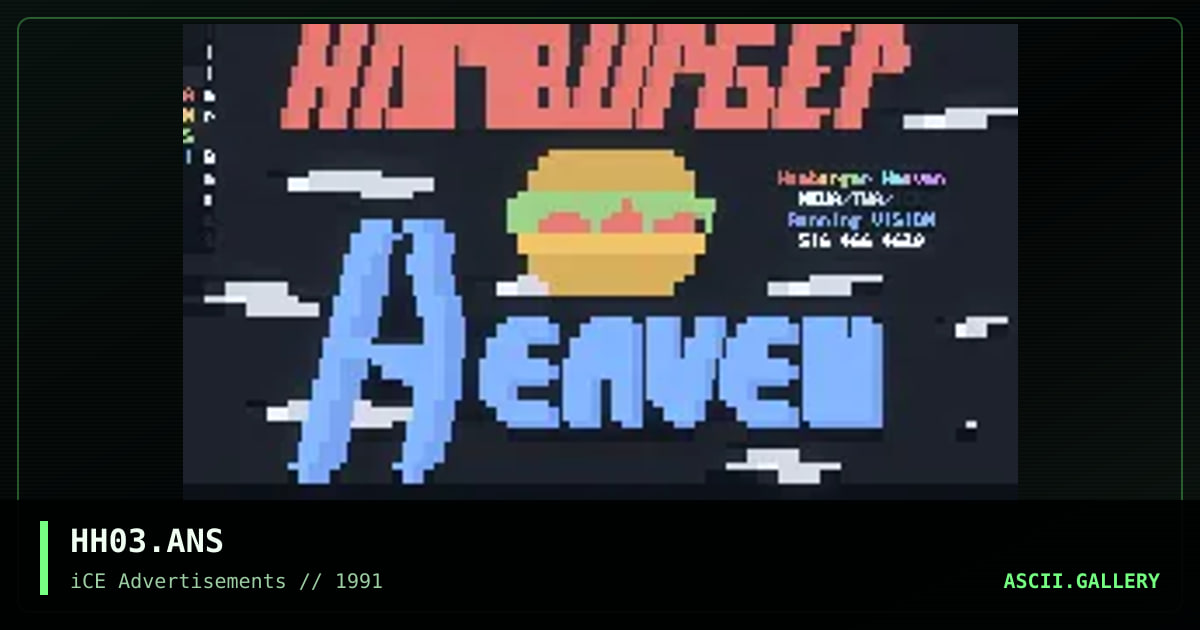 HH03.ANS, by killer beast, 1992