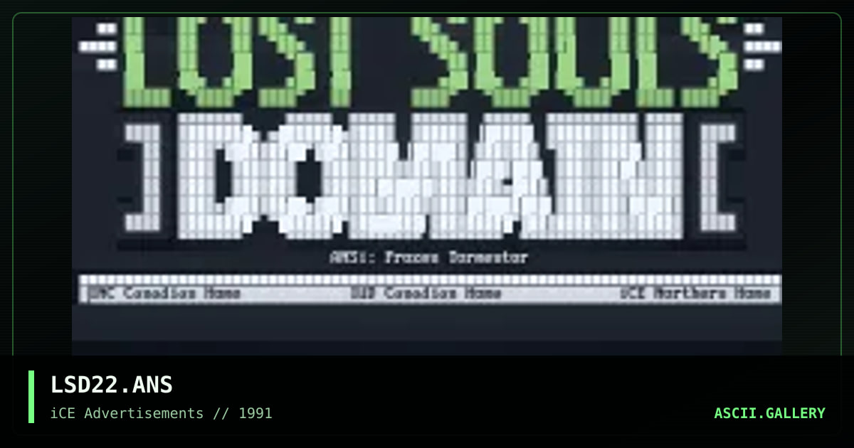 LSD22.ANS, by frozen tormentor, 1992