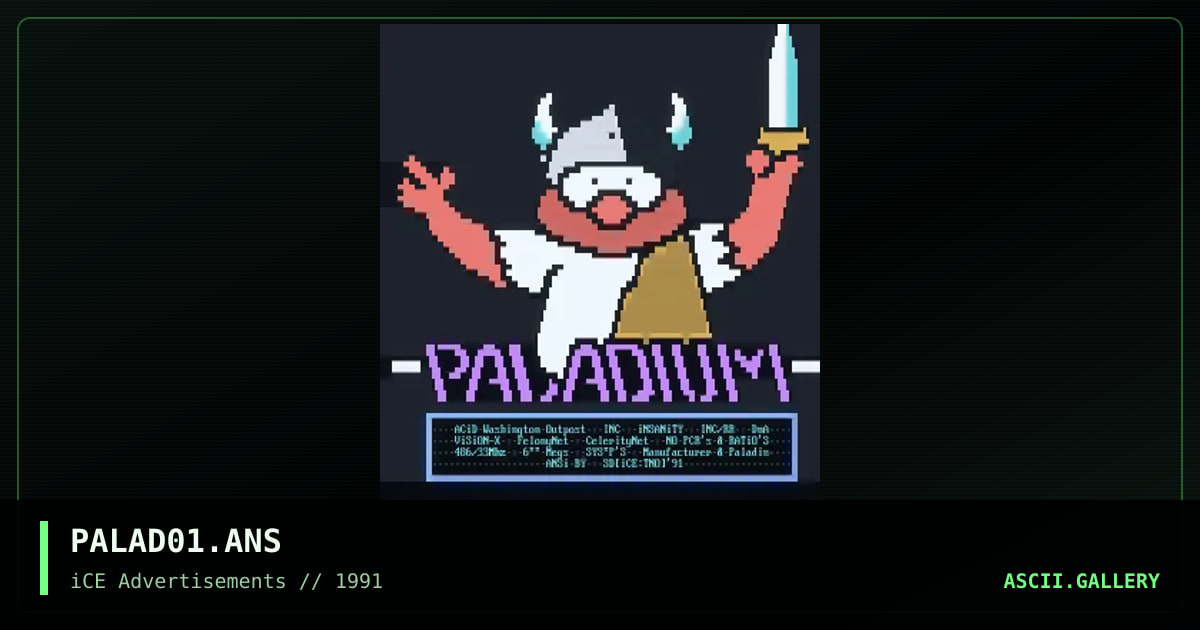 PALAD01.ANS, by sd, 1992
