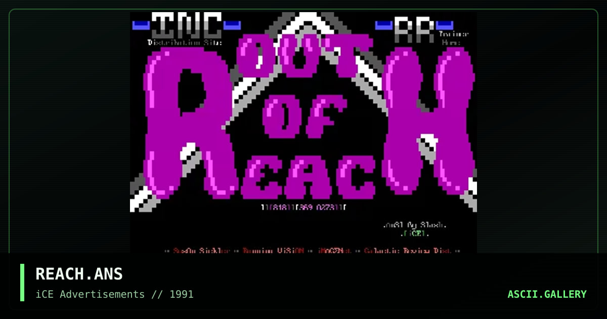 REACH.ANS, by slash, 1992