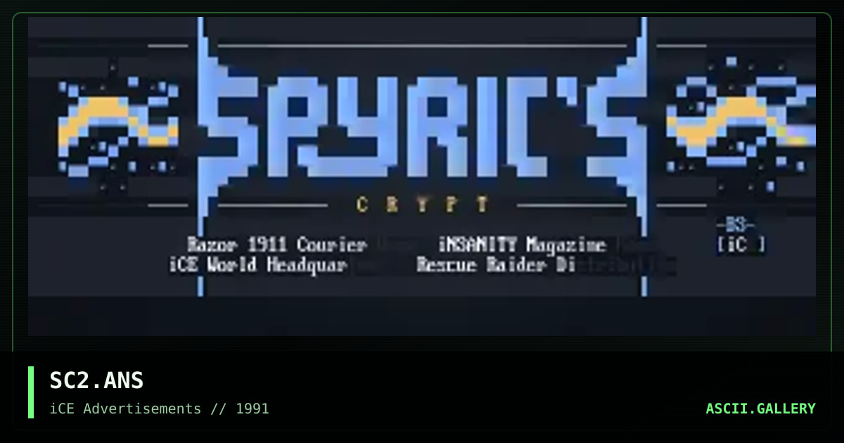 SC2.ANS, by black spyrit, 1992