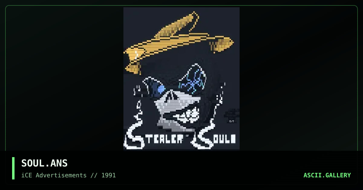 SOUL.ANS, by the riddler, 1992