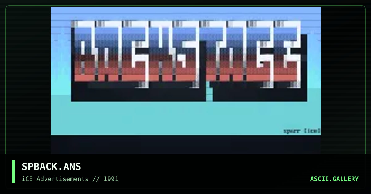 SPBACK.ANS, by sparr, 1992