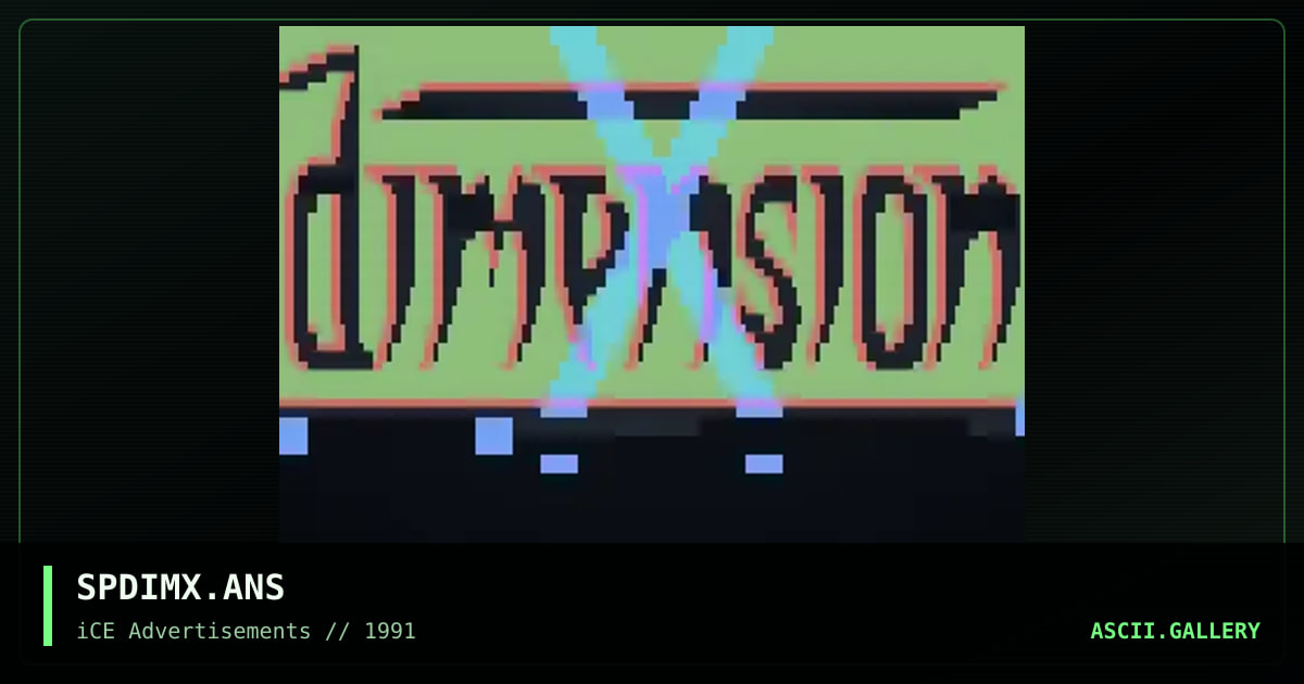 SPDIMX.ANS, by sparr, 1992