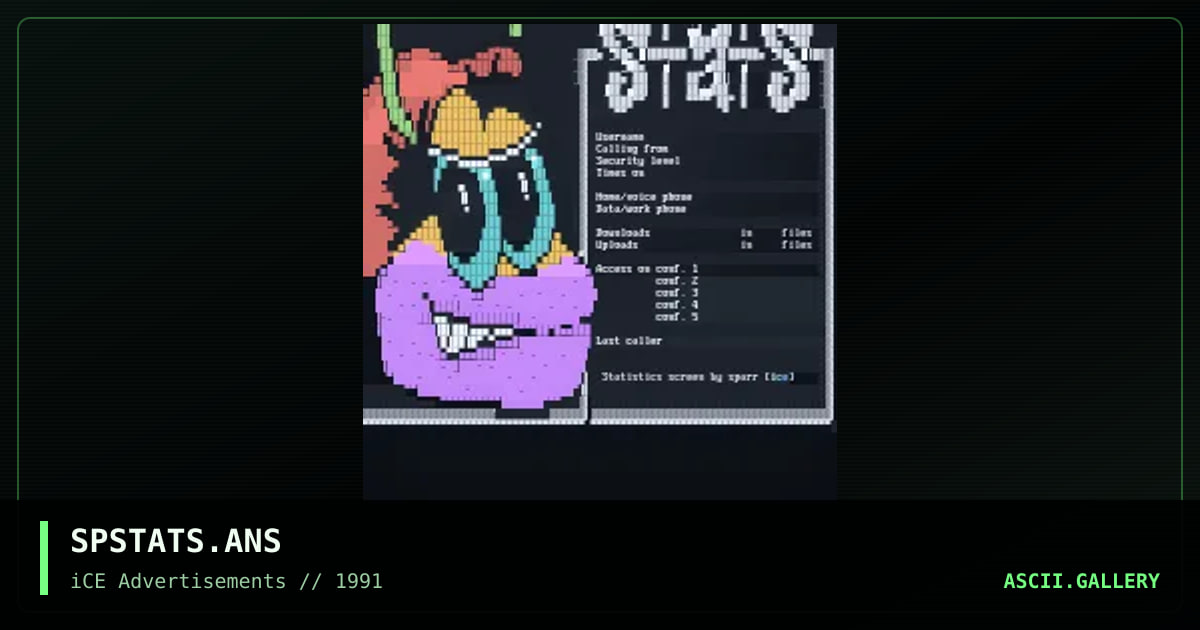 SPSTATS.ANS, by sparr, 1992