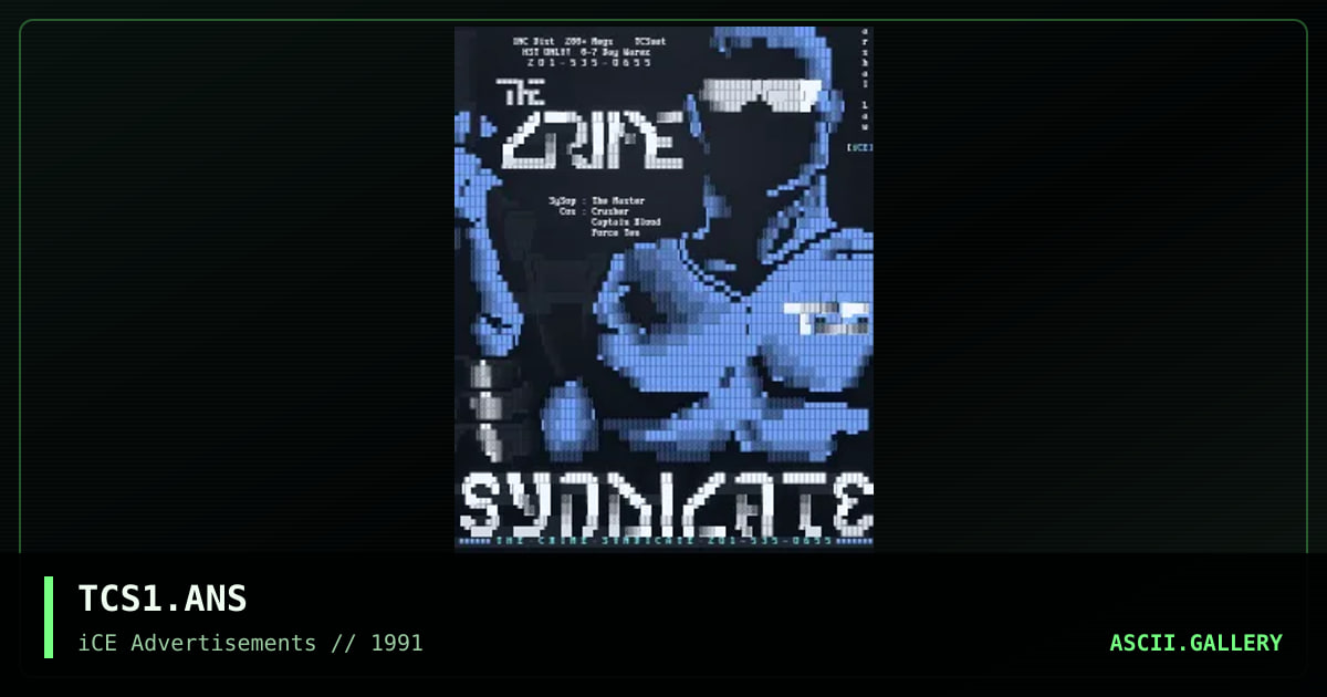 TCS1.ANS, by marshal law, 1992