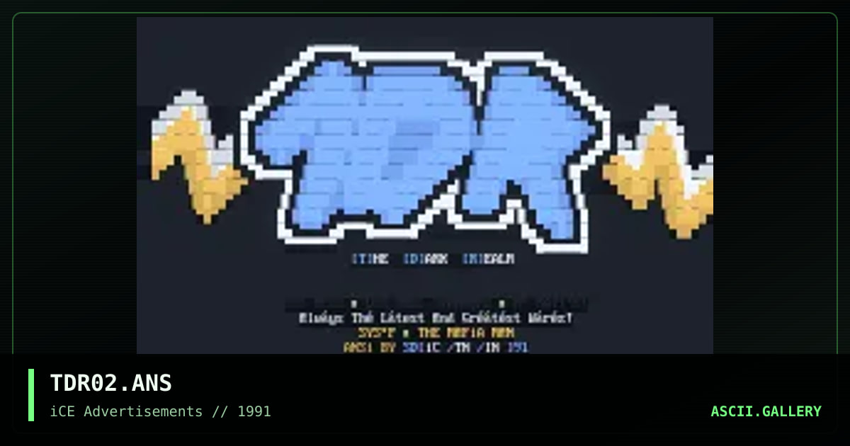 TDR02.ANS, by sd, 1992