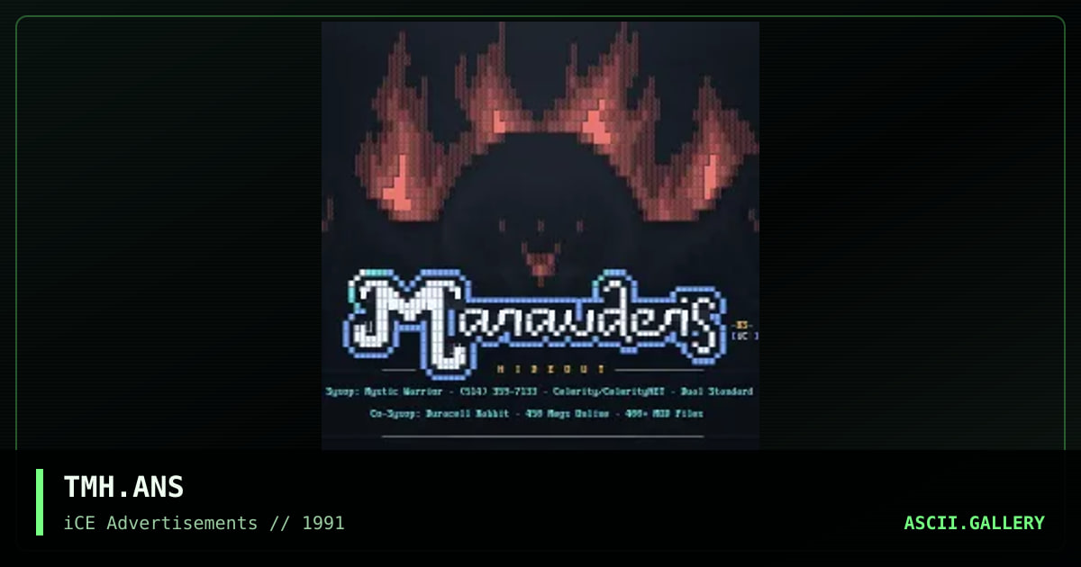 TMH.ANS, by black spyrit, 1992