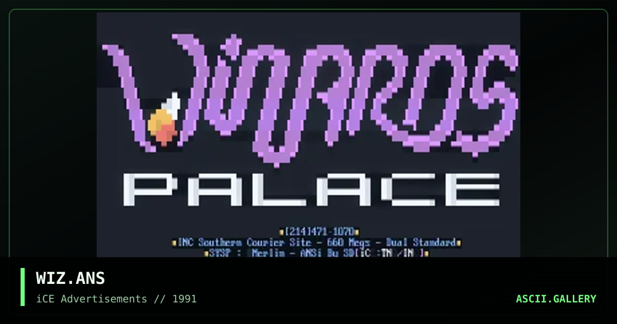WIZ.ANS, by sd, 1992