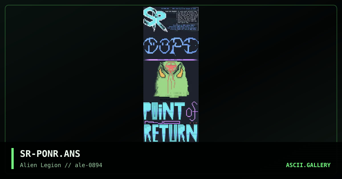 SR-PONR.ANS, by silver reaper, 1994