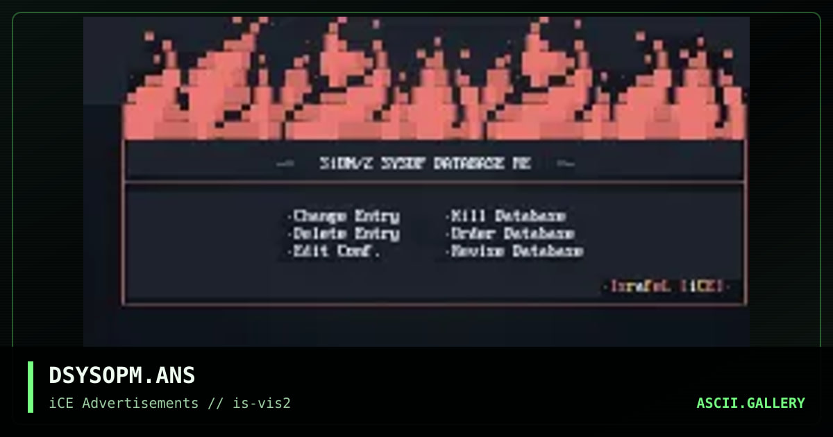 DSYSOPM.ANS, by israfel, 1993