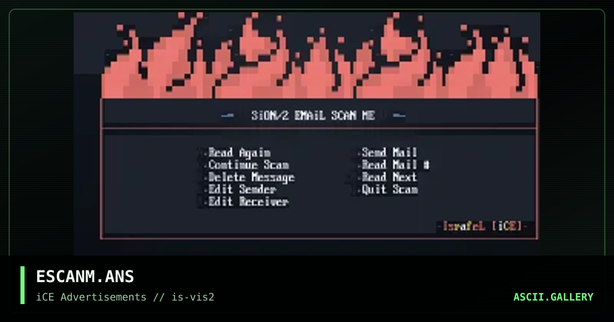ESCANM.ANS, by israfel, 1993