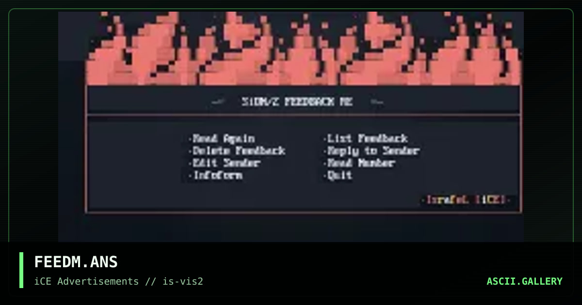 FEEDM.ANS, by israfel, 1993