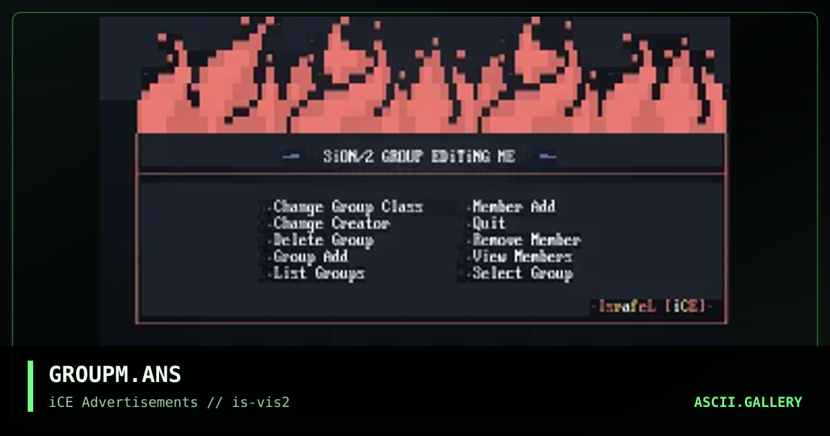 GROUPM.ANS, by israfel, 1993