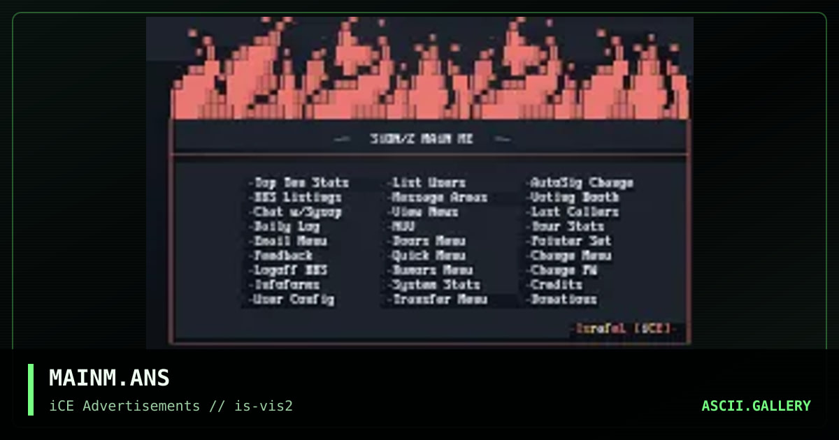 MAINM.ANS, by israfel, 1993
