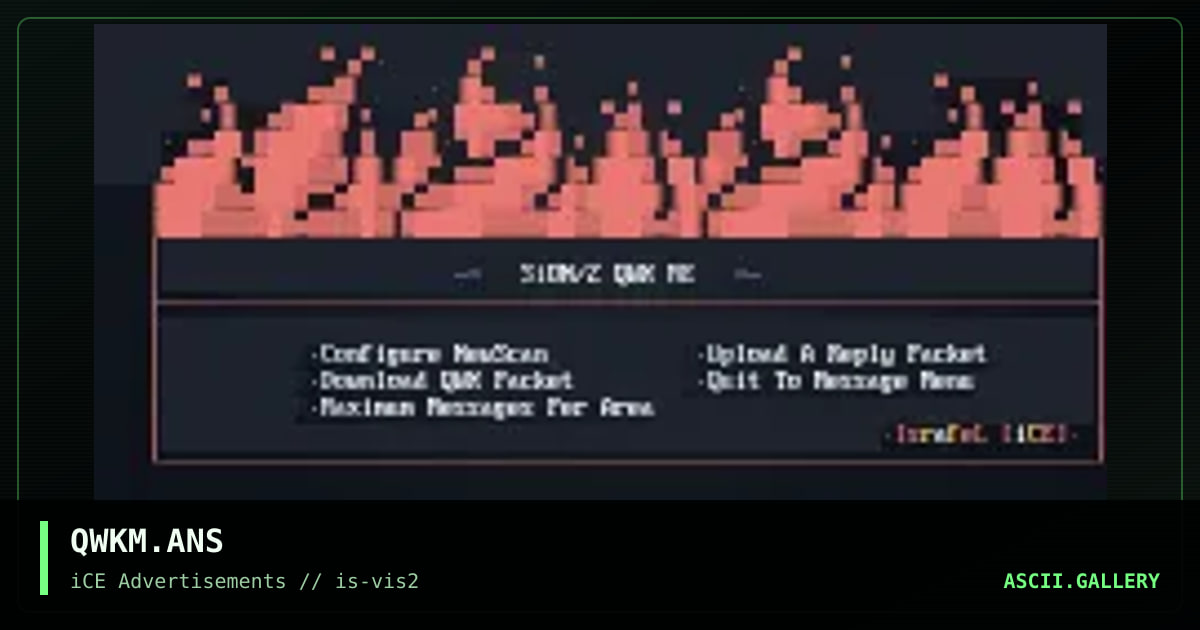 QWKM.ANS, by israfel, 1993
