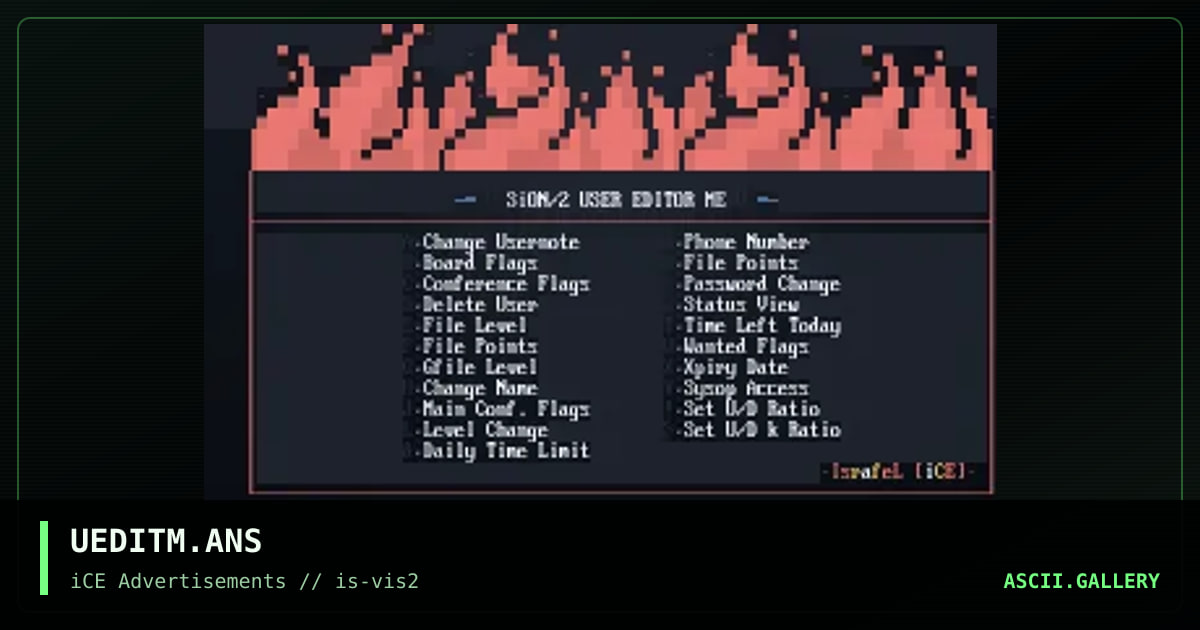 UEDITM.ANS, by israfel, 1993