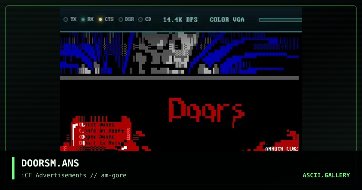 DOORSM.ANS, by amroth, 1993