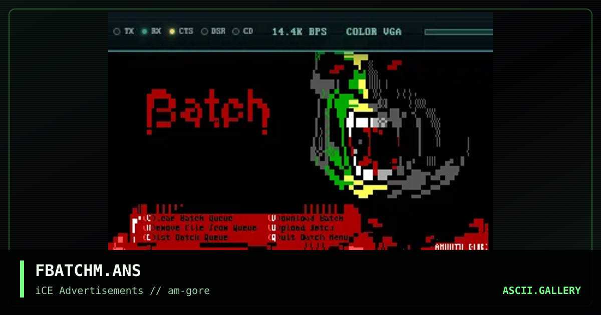 FBATCHM.ANS, by amroth, 1993