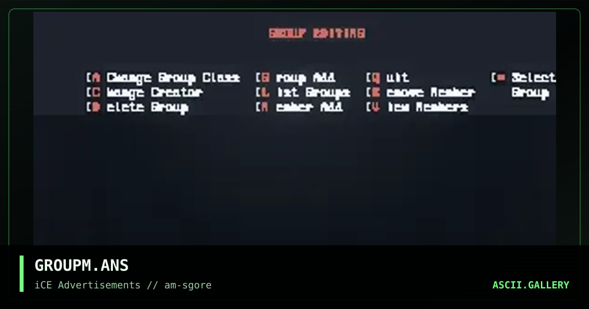 GROUPM.ANS, by amroth, 1993