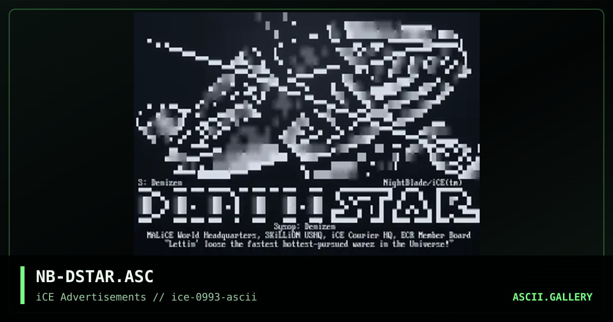 NB-DSTAR.ASC, by nightblade, 1993