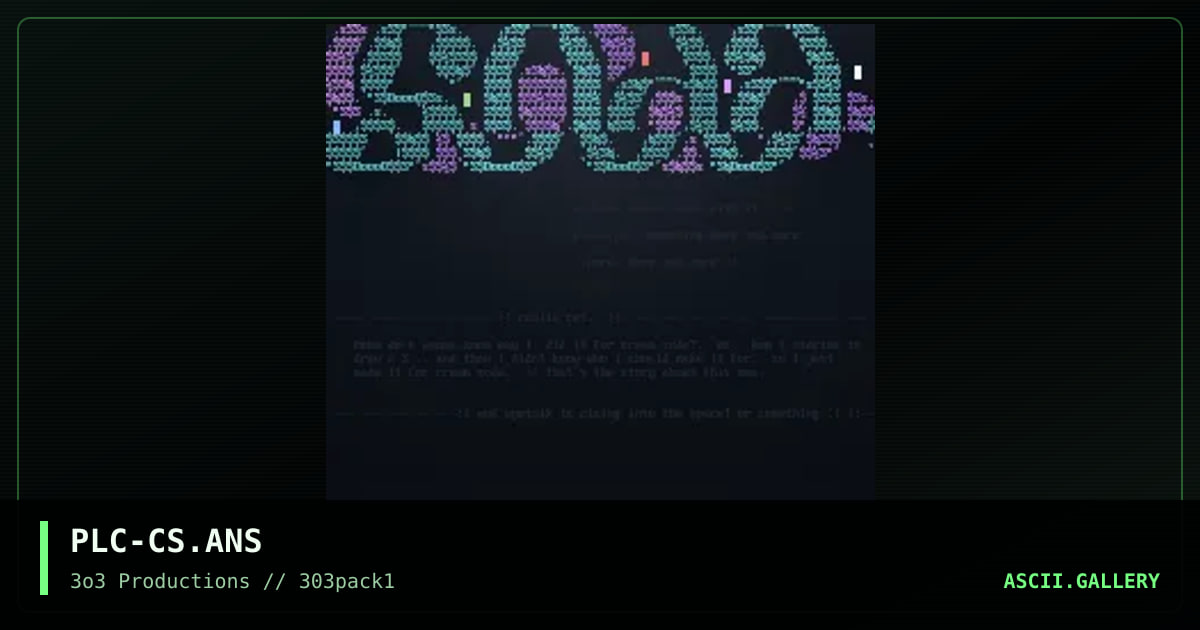 PLC-CS.ANS, by pestilence, 1997