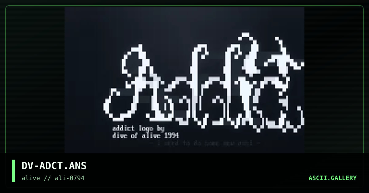 DV-ADCT.ANS, by dive, 1994