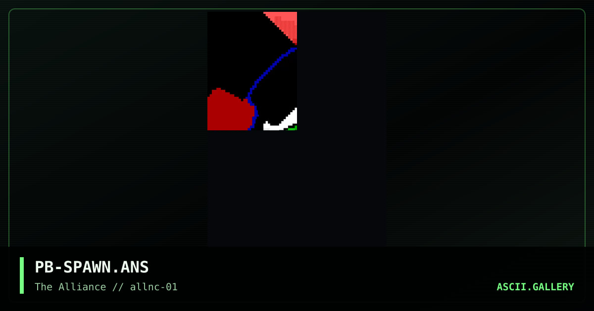 PB-SPAWN.ANS, by point blank, 1994