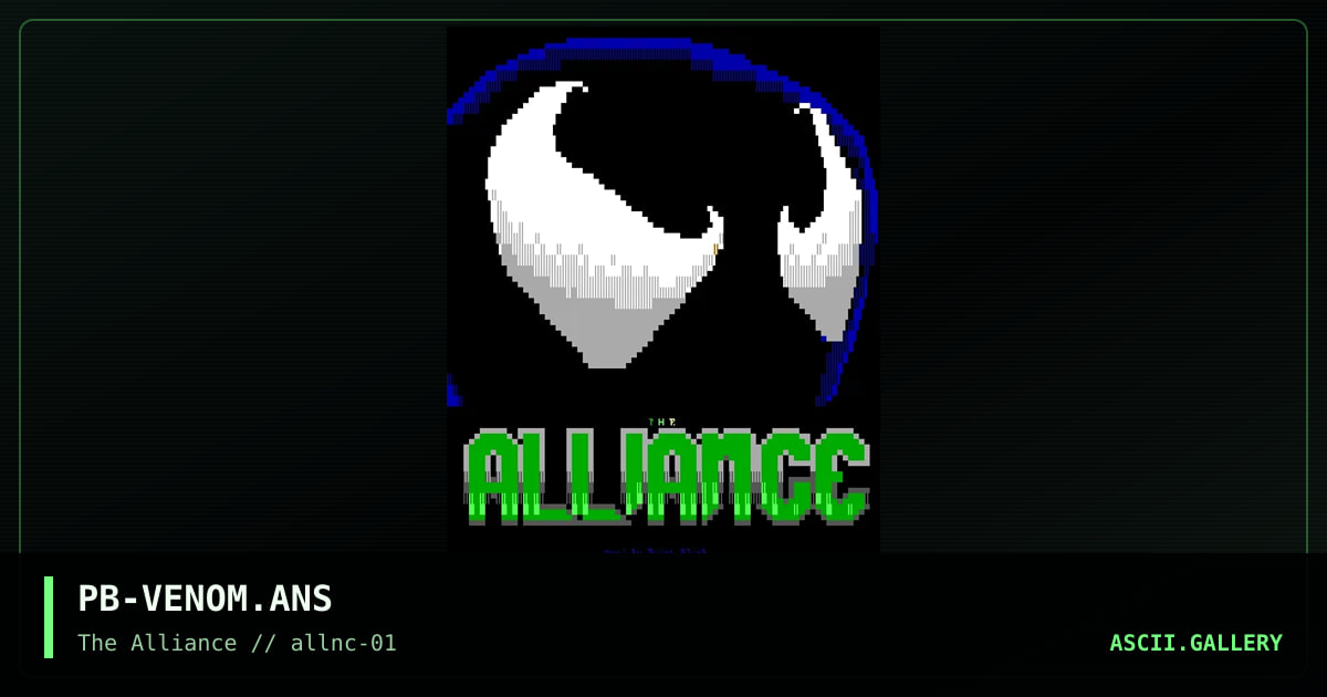 PB-VENOM.ANS, by point blank, 1994
