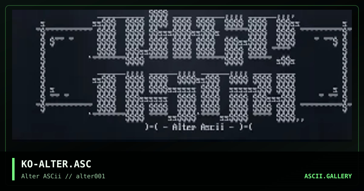 KO-ALTER.ASC, by korpse, 1996