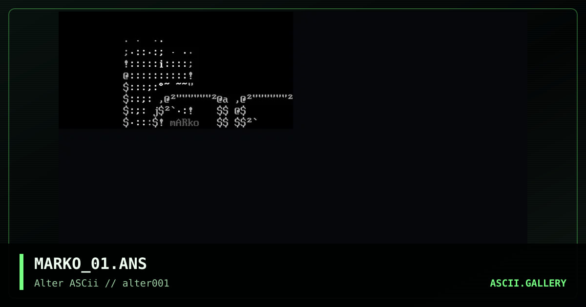 MARKO_01.ANS, by marko, 1996
