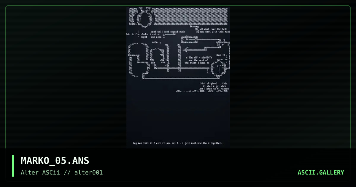 MARKO_05.ANS, by marko, 1996