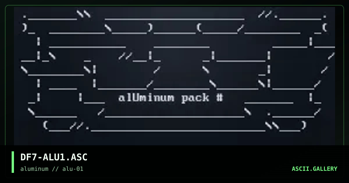 DF7-ALU1.ASC, by diftong, 1998
