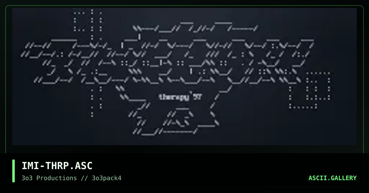 IMI-THRP.ASC, by imani, 1997