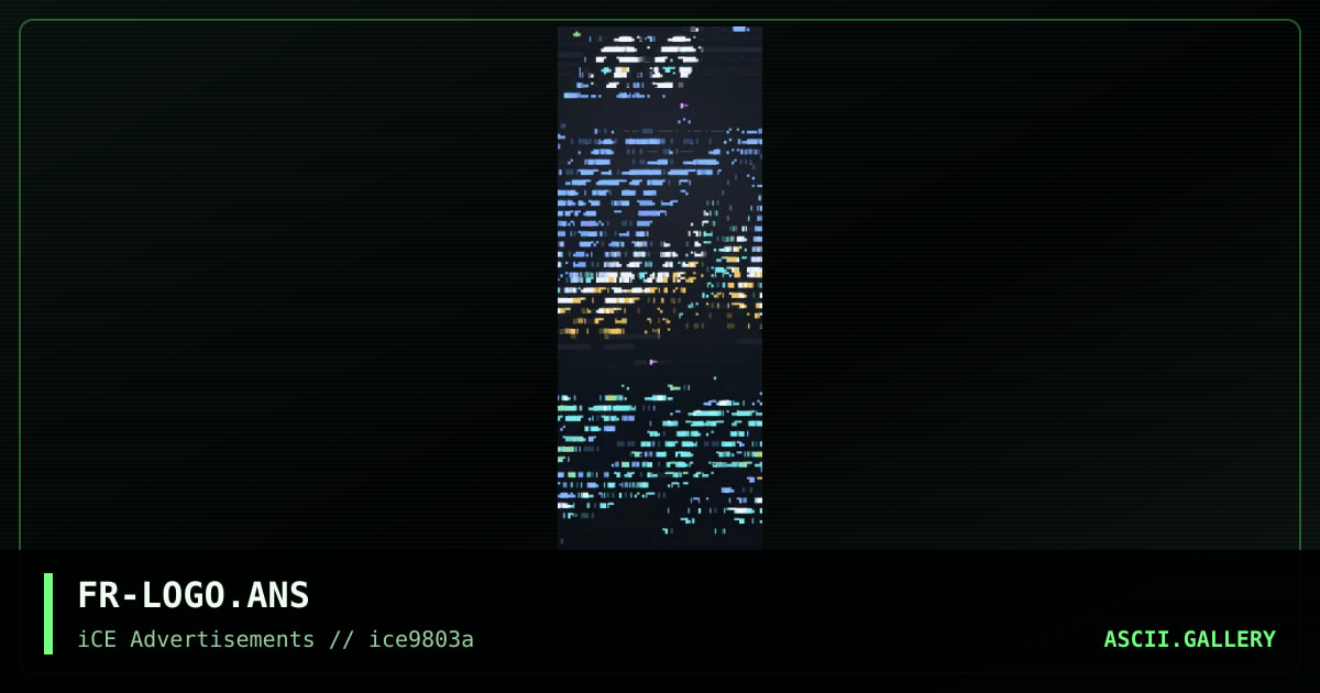 FR-LOGO.ANS, by fractal, 1998
