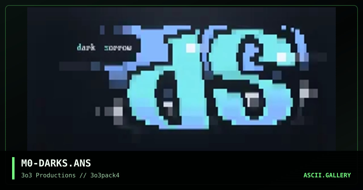 M0-DARKS.ANS, by mosen, 1997