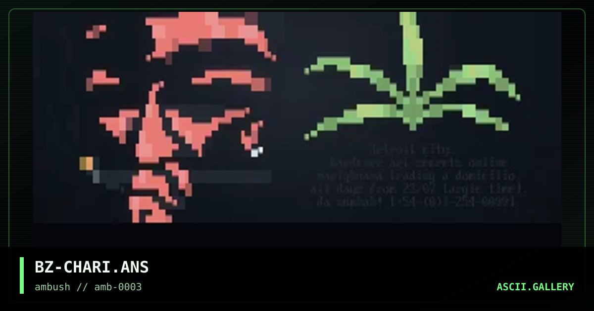 chariguana., by biozard, 1997