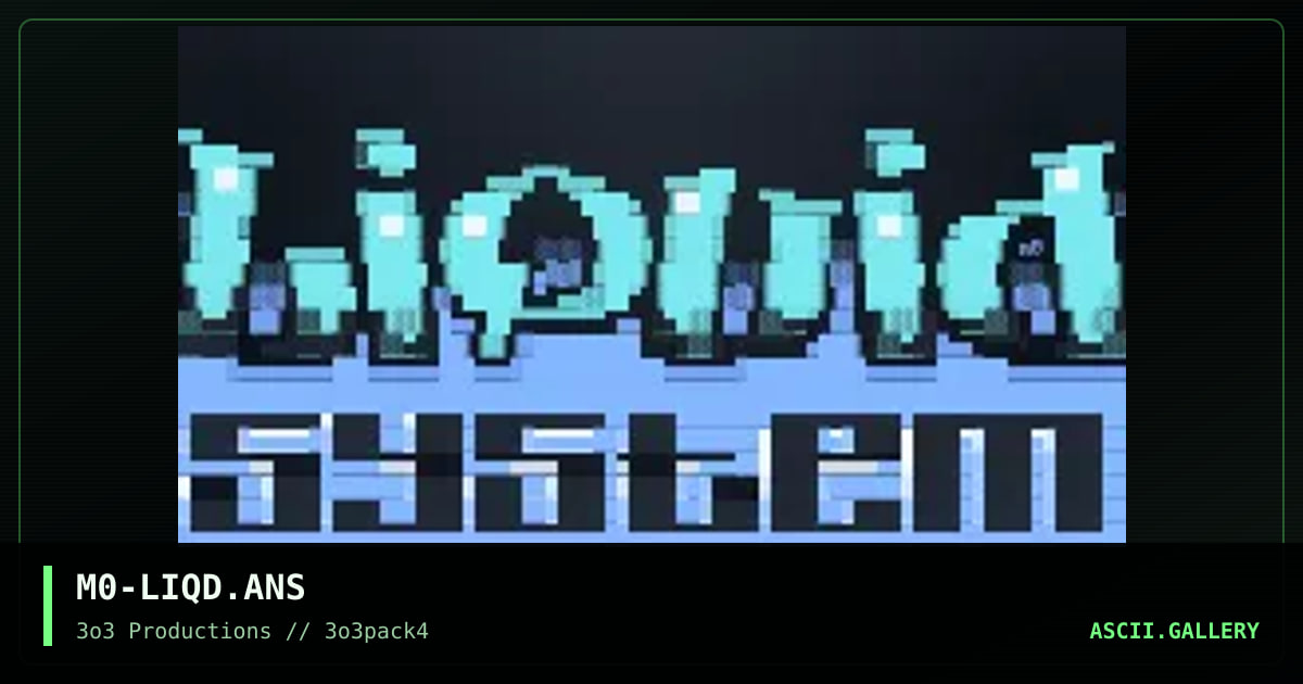 M0-LIQD.ANS, by mosen, 1997