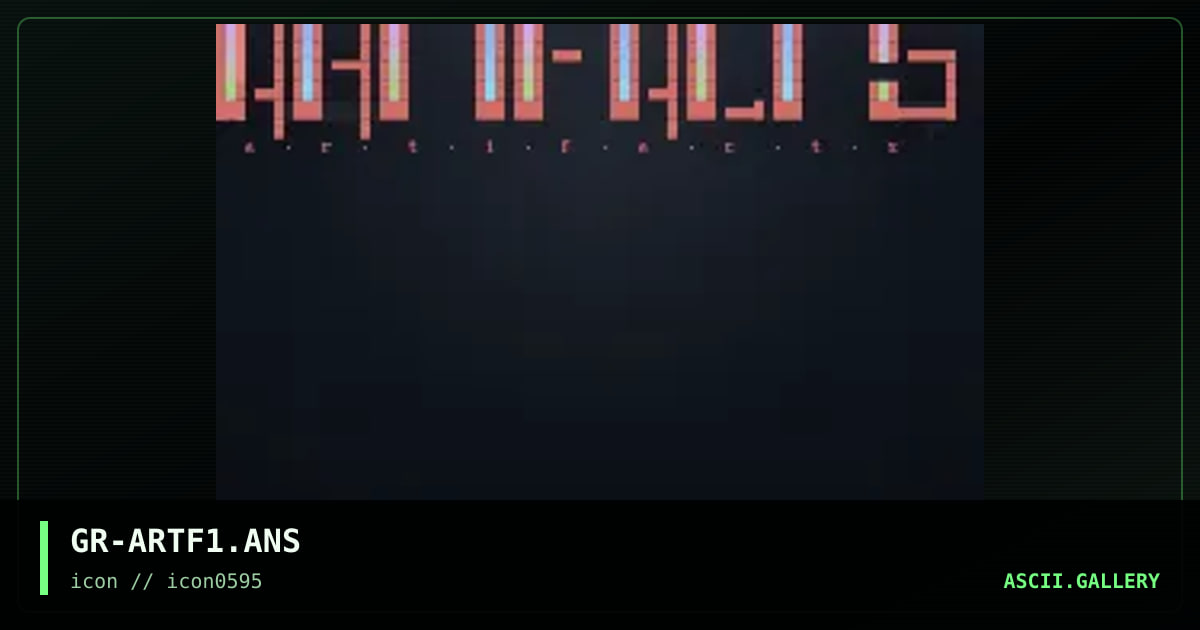 artifacts.phat.phont, by grim, 1995