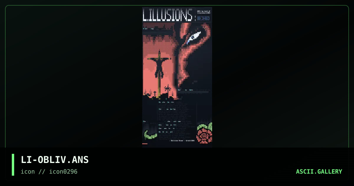 oblivion, by lord of illusions, 1996