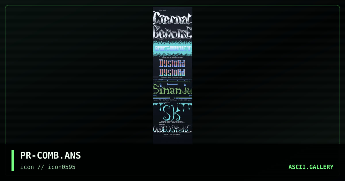 The Final Fontier, by prism, 1995