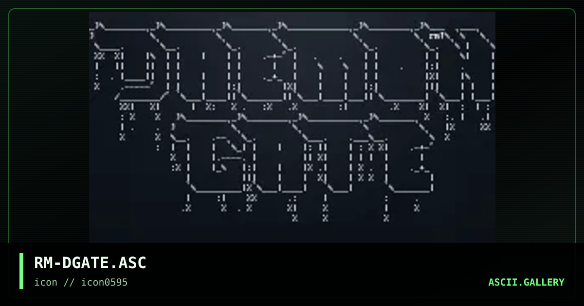 Daemon's Gate, by rocketman, 1995