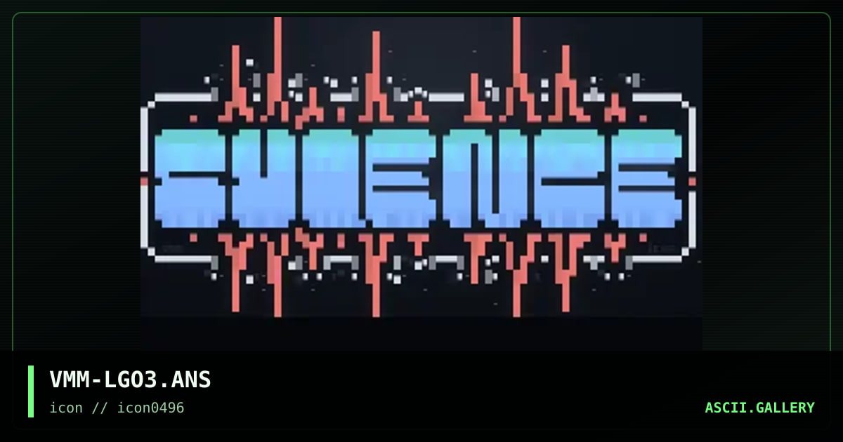 Sylence Logo, by voodoo medicine man, 1996
